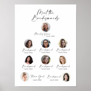 Póster Sencillo Y Elegante Encuentro Con Las Novias