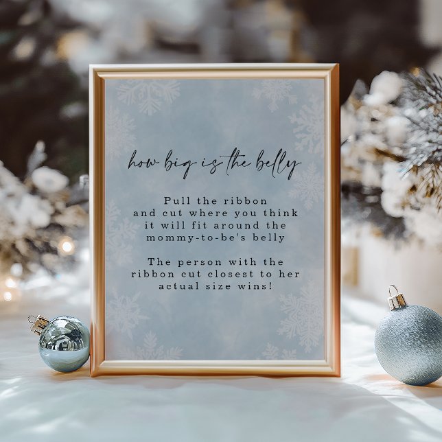 Póster Sencillos Nieves Azules Cuán Grande Es El Juego De (Subido por el creador)