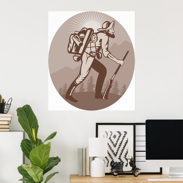 Póster Senderismo de prospectores mineros (Subido por el creador)