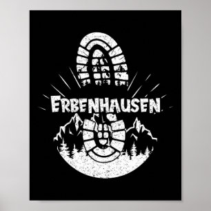 Póster Senderismo En La Alemania De Erbenhausen