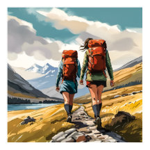 Senderismo en las tierras altas de Escocia