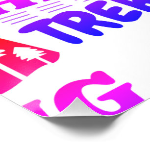 Póster Senderismo o senderismo