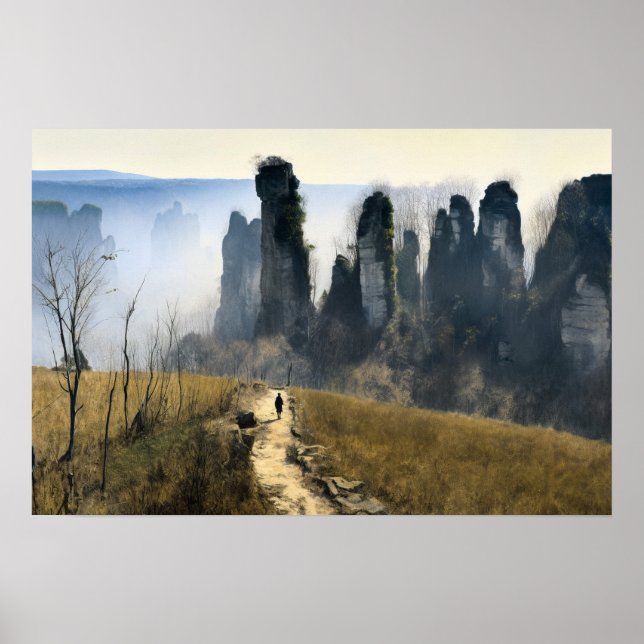 Póster Senderismo por las flautas del diablo (Frente)