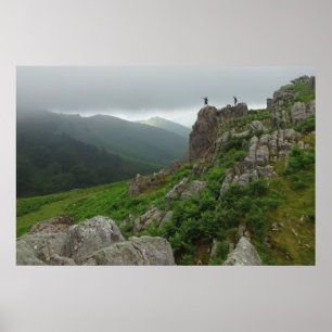 Póster Senderismo por los Pirineos