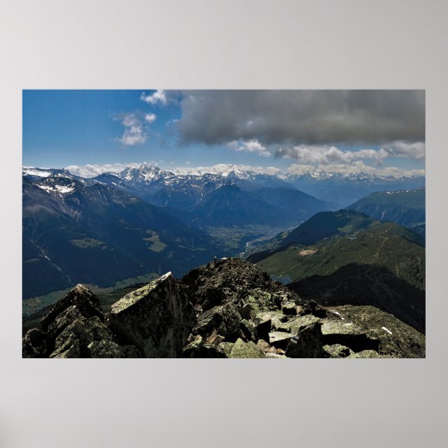 Póster Sendero Aletsch de la Unesco (Frente)