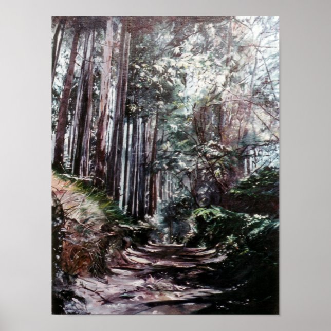 Póster Sendero/Corredoira/Footpath (Frente)