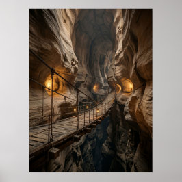 Póster Sendero de Aventura de la Cueva del Puente del Cañ
