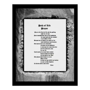 Póster Sendero de la plegaria de la vida