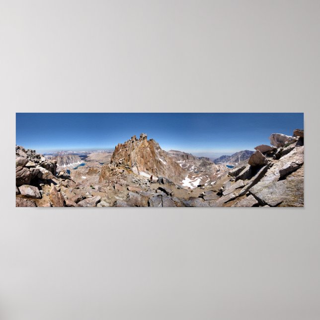 Póster Sendero de Mt Whitney - John Muir Trail (Frente)