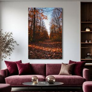 Póster Sendero de Otoño: Donde el Tiempo se Detiene