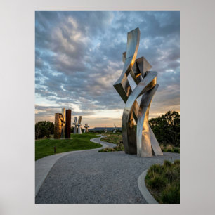 Póster Sendero del Jardín de Esculturas Modernas