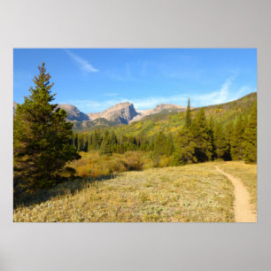 Póster Sendero del lago Nymph a principios de otoño