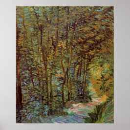 Póster Sendero en el bosque por Vincent van Gogh
