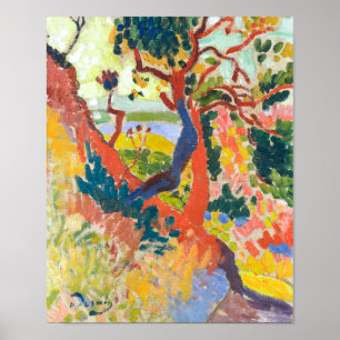 Póster Sendero hundido, L'Estaque Andre Derain