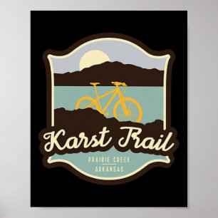 Póster Sendero Karst - Prairie Creek, Arkansas 