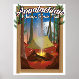 Póster Sendero nacional appalache