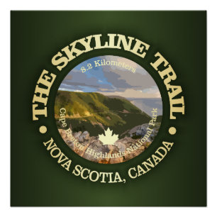 Póster Sendero por Skyline (Nueva Escocia)