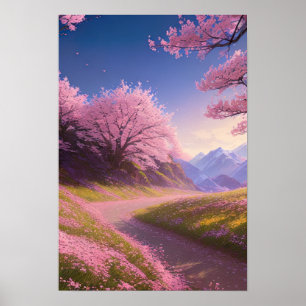 Póster Sendero Sakura