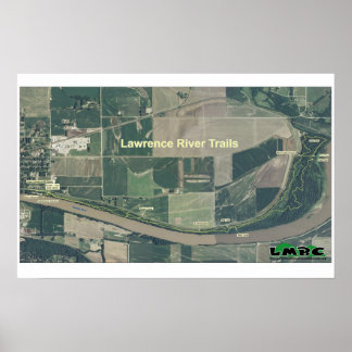 Póster Senderos del río Lawrence