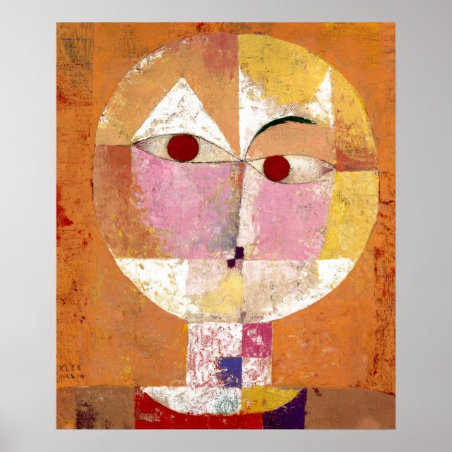 Póster Senecio de Paul Klee (Frente)