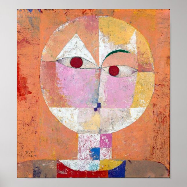 Póster Senecio, Paul Klee (Frente)