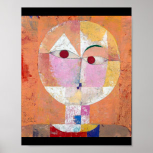 Póster Senecio, Paul Klee