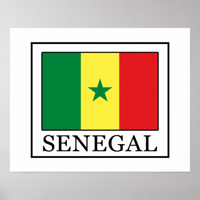 Póster Senegal (Frente)
