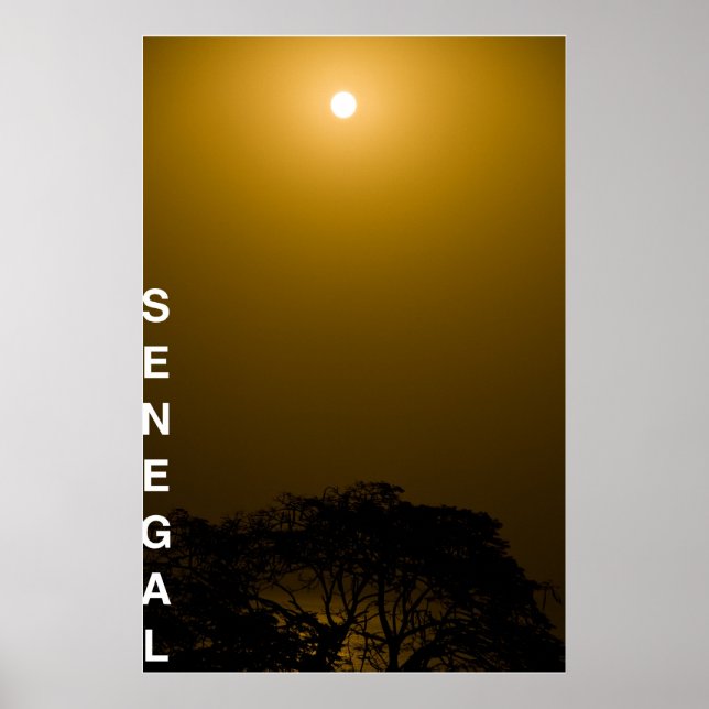 Póster Senegal (Frente)