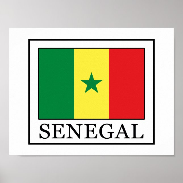 Póster Senegal (Frente)