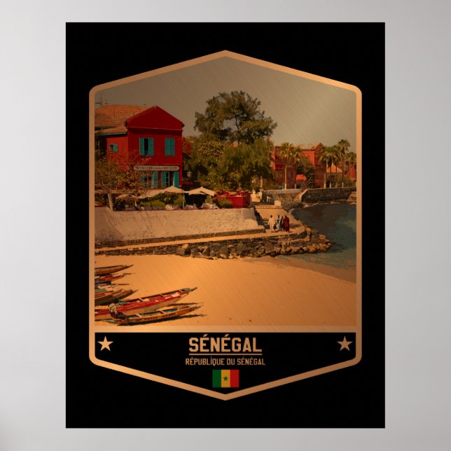 Póster Senegal (Frente)