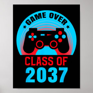 Póster Senior 2037 Divertido De Juegos Cl De 2037 2037 Ju
