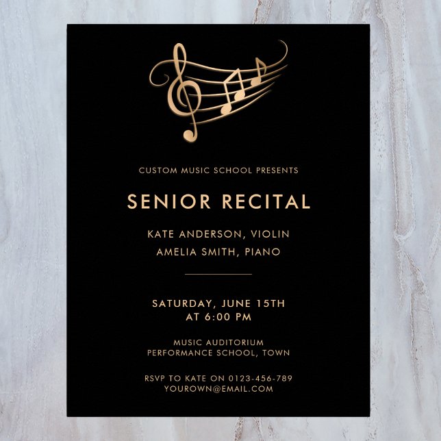 Póster Senior Recital Music Concert Template Poster (Subido por el creador)