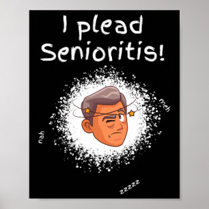 Póster Senioristis de plomo. Hombre mayor anciano envejec
