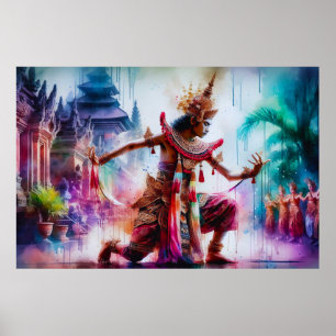 Póster Senja Tari: Danza del Crepúsculo en Bali