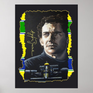 Póster Senna Painting