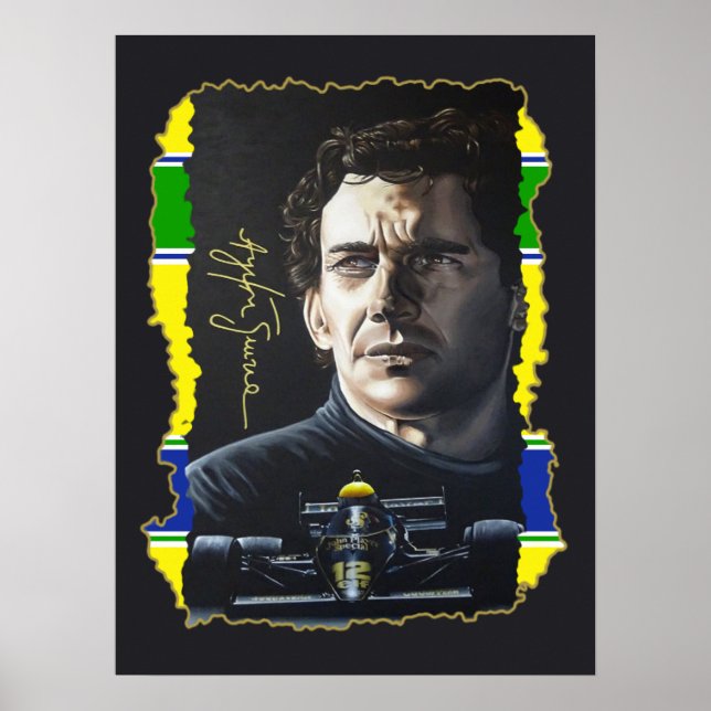 Póster Senna Painting (Frente)