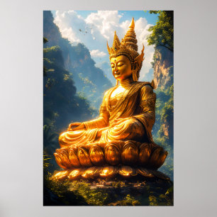 Póster Señor Buda de la Tierra Dorada