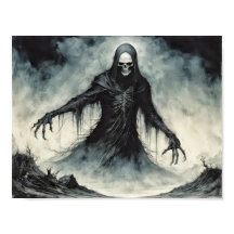 Señor de la muerte cosechando almas