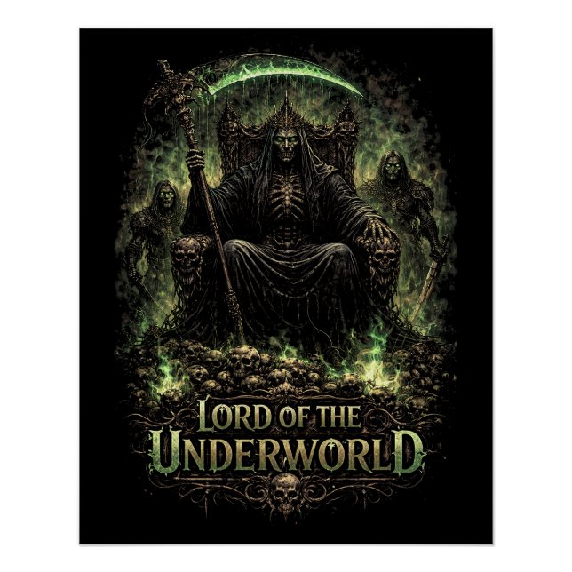 Póster Señor del inframundo (Anverso)