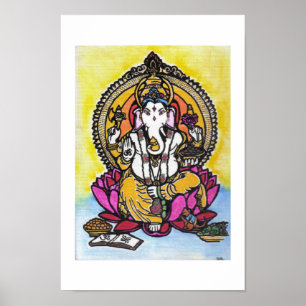 Póster Señor Ganesha