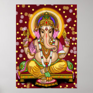 Póster Señor Ganesha 