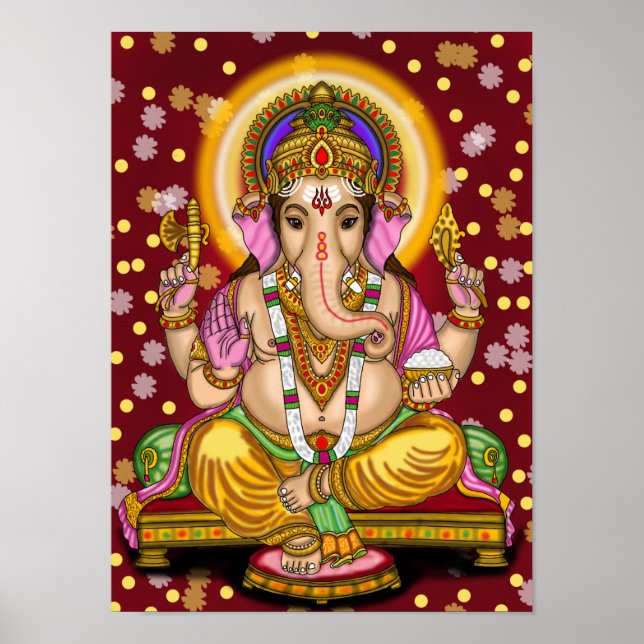 Póster Señor Ganesha  (Frente)