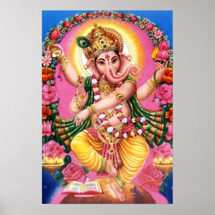Póster Señor Ganesha del baile