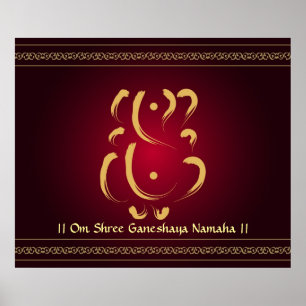 Póster Señor Ganesha - poster