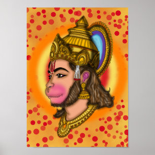 Póster Señor Hanuman 