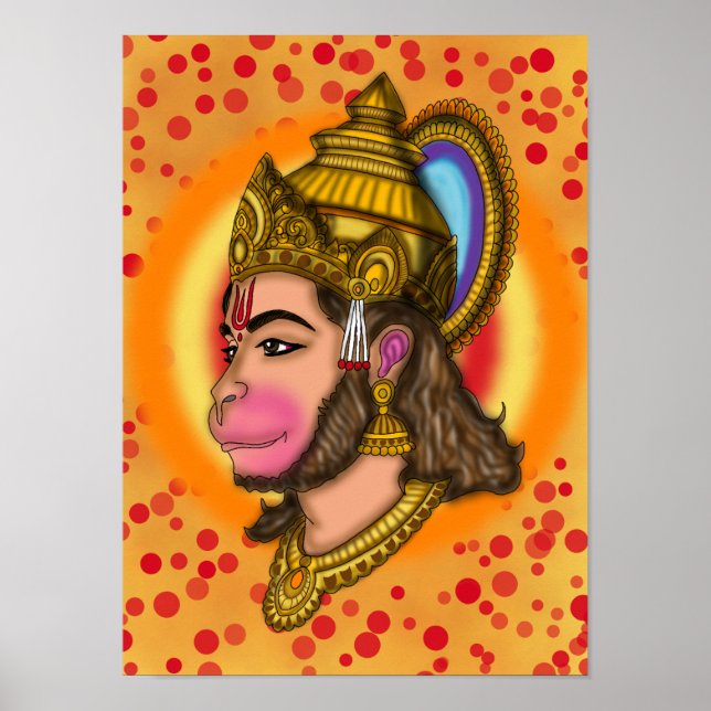 Póster Señor Hanuman  (Frente)