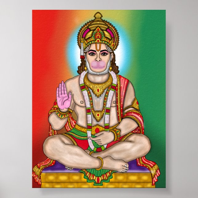 Póster Señor Hanuman  (Frente)