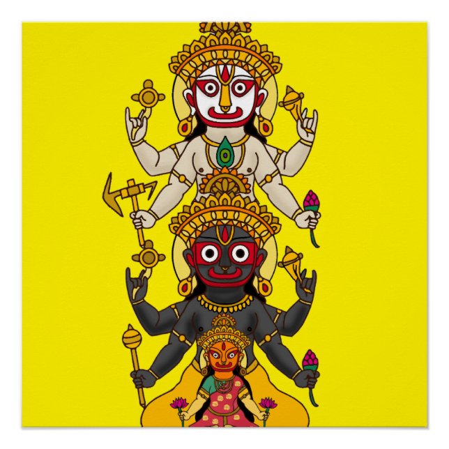 Póster Señor Jagannath (Anverso)