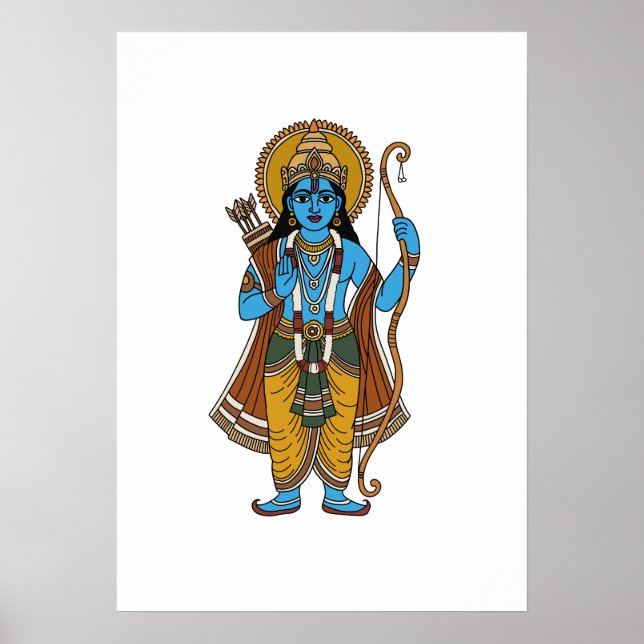Póster Señor Rama (Frente)
