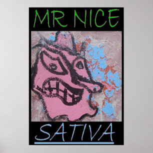 PÓSTER SEÑOR SATIVA AGRADABLE